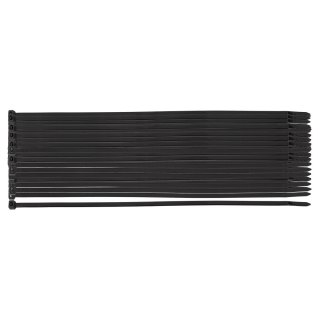 Opaski zaciskowe EXTREME 3.6 x 200 mm, czarne, 100 szt.
