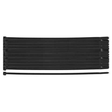 Opaski zaciskowe EXTREME 4.8 x 200 mm, czarne, 100 szt.