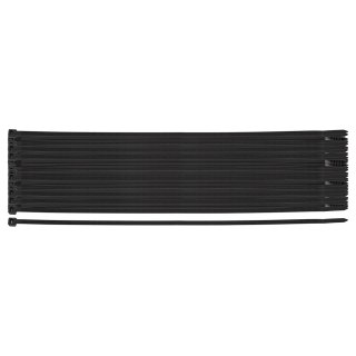 Opaski zaciskowe EXTREME 4.8 x 450 mm, czarne, 50 szt.