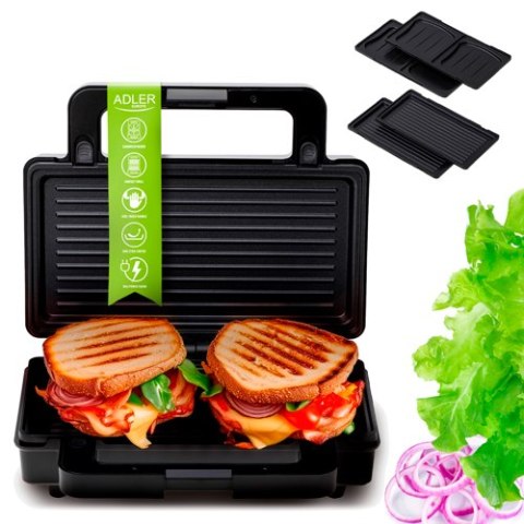 AD 3073 Opiekacz do kanapek 2 w 1