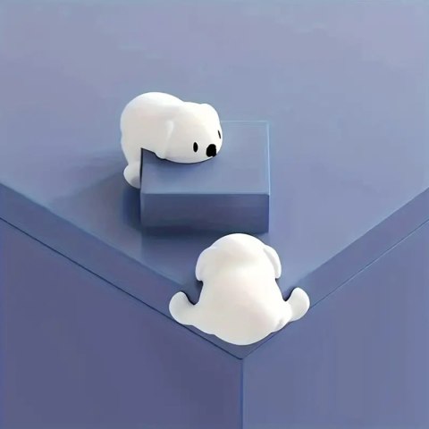 DA258 Ochraniacz narożników biały pies