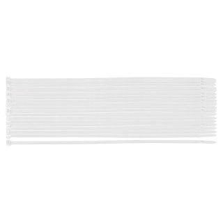 Opaski zaciskowe EXTREME 3.6 x 200 mm, białe, 100 szt.