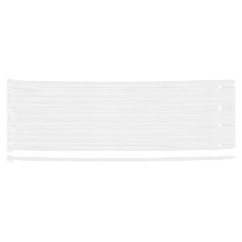 Opaski zaciskowe EXTREME 4.8 x 200 mm, białe, 100 szt.