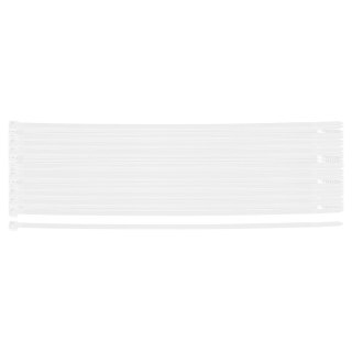 Opaski zaciskowe EXTREME 4.8 x 300 mm, białe, 100 szt.