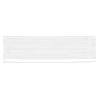 Opaski zaciskowe EXTREME 4.8 x 370 mm, białe, 50 szt.