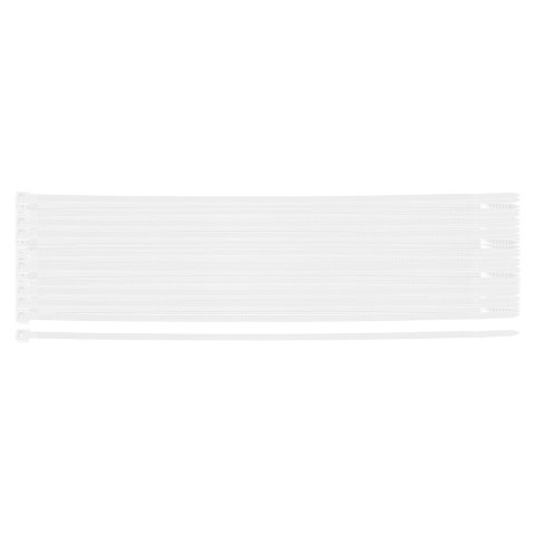 Opaski zaciskowe EXTREME 4.8 x 370 mm, białe, 50 szt.