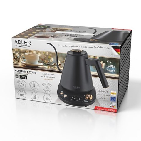 AD 1349 Czajnik metalowy z długą wylewką 1,0l