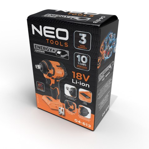 Klucz udarowy bezszczotkowy Energy+ 18V, 350 Nm, 1/2?, compact, bez akumulatora Klucz udarowy bezszczotkowy Energy+ 18V, 350 Nm, 1/2?, compact, bez akumulatora