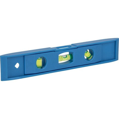 Poziomnica 225mm "torpedo", tworzywo abs, magnet. Poziomnica 225mm "torpedo", tworzywo abs, magnet.