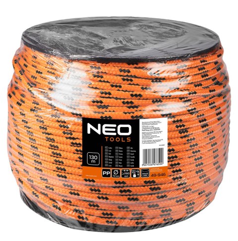 Linka pleciona polipropylenowa fi 12, 130 m Linka pleciona polipropylenowa fi 12, 130 m