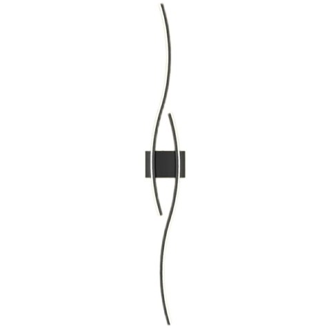 ZD149A Lampa scienna kinkiet czarny 60cm day light