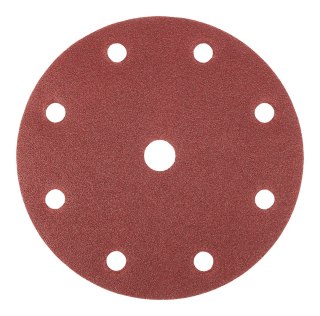 Krążki ścierne 150 mm, P120, 5 szt., z 9 otworami do 04-721