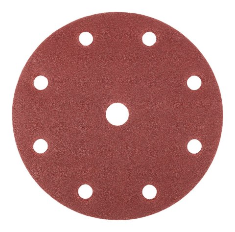 Krążki ścierne 150 mm, P120, 5 szt., z 9 otworami do 04-721