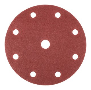 Krążki ścierne 150 mm, P180, 5 szt., z 9 otworami do 04-721
