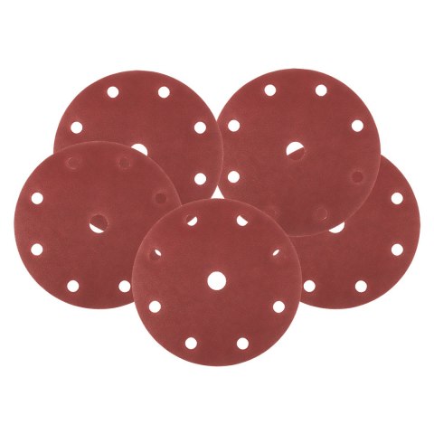 Krążki ścierne 150 mm, P240, 5 szt., z 9 otworami do 04-721