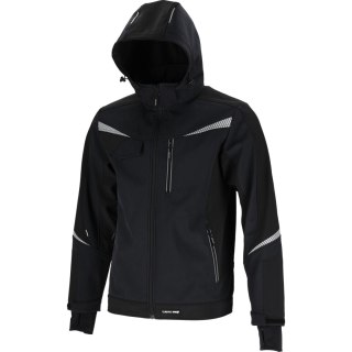 Kurtka softshell z kapt. czarna, "s", ce, lahti