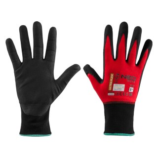 Rękawice robocze ultraflex, nylon-spandex, pokrycie polimetrowo-nitrylowe (foam), 4131X, rozmiar 8