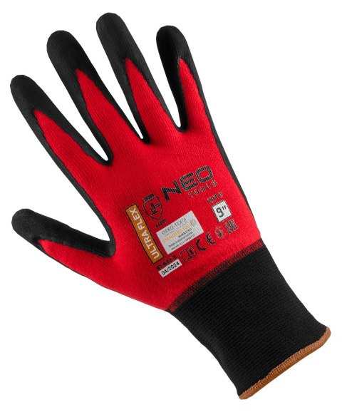 Rękawice robocze ultraflex, nylon-spandex, pokrycie polimetrowo-nitrylowe (foam), 4131X, rozmiar 9 Rękawice robocze ultraflex, nylon-spandex, pokrycie polimetrowo-nitrylowe (foam), 4131X, rozmiar 9