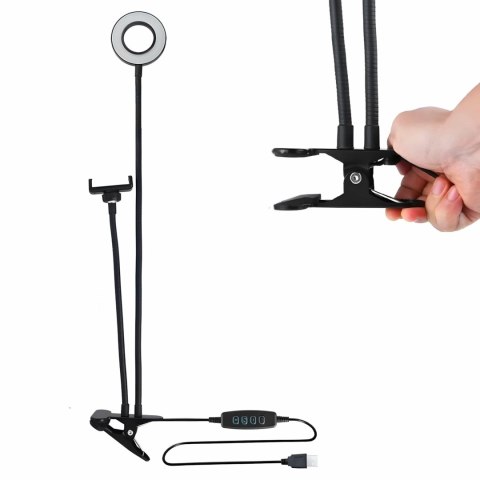 ZD67F Lampa pierścieniowa do selfie uchwyt
