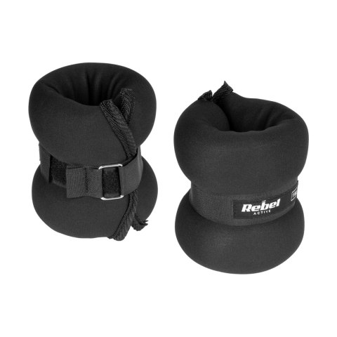Obciążniki na kostki i nadgarstki 2x1kg, REBEL ACTIVE Obciążniki na kostki i nadgarstki 2x1kg, REBEL ACTIVE