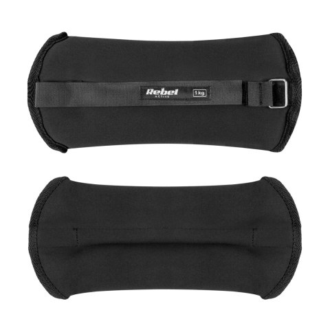 Obciążniki na kostki i nadgarstki 2x1kg, REBEL ACTIVE Obciążniki na kostki i nadgarstki 2x1kg, REBEL ACTIVE