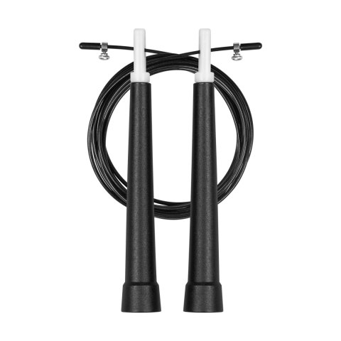 Skakanka bokserska plastikowa z plastikowym łożyskiem 300cm regulowana, REBEL ACTIVE