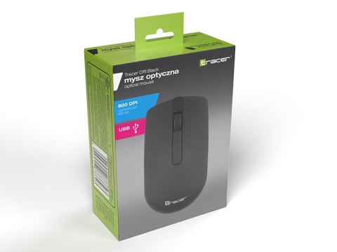 Mysz TRACER OFFI Black USB