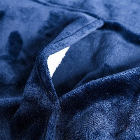 BQ82B Koc "typu bluza" 2w1 niebieski