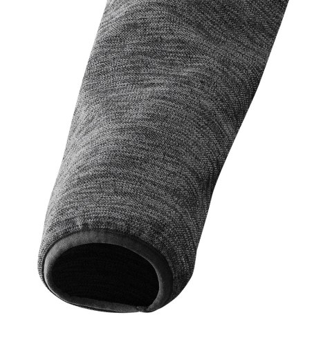 Bluza rozpinana OUTDOOR, pique, szara, rozmiar XXL