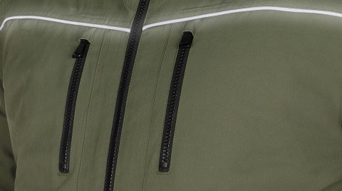 Kurtka ocieplana z kapturem OUTDOOR, zielona, rozmiar XXXL Kurtka ocieplana z kapturem OUTDOOR, zielona, rozmiar XXXL