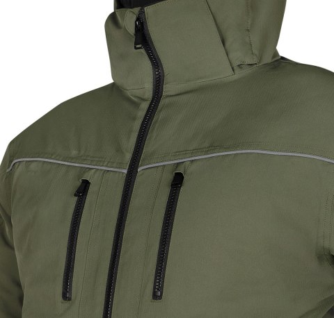 Kurtka ocieplana z kapturem OUTDOOR, zielona, rozmiar M Kurtka ocieplana z kapturem OUTDOOR, zielona, rozmiar M