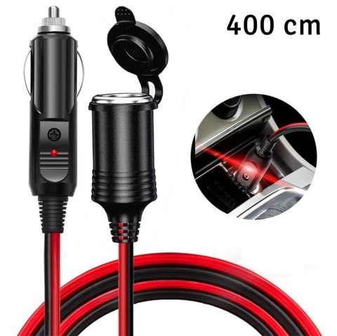 PLS43 Przedłużacz gniazda zapalniczki 4m