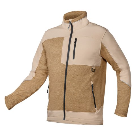 Bluza softshell OUTDOOR, beżowa, rozmiar L Bluza softshell OUTDOOR, beżowa, rozmiar L