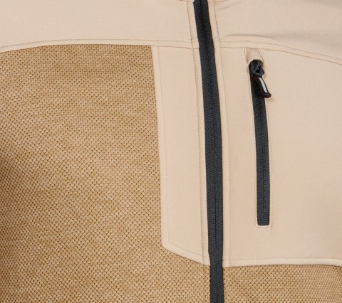 Bluza softshell OUTDOOR, beżowa, rozmiar L Bluza softshell OUTDOOR, beżowa, rozmiar L