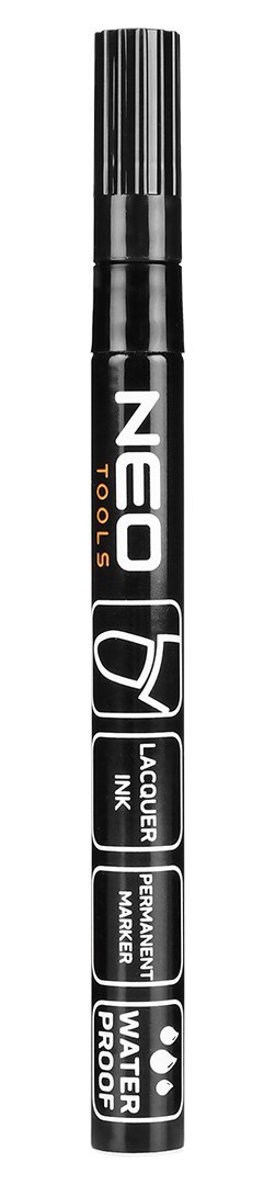 Marker budowlany, 4 kolory, permanentny, wodoodporny, lakierowy, aluminiowy, 4 szt.