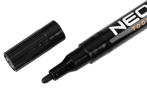 Marker budowlany, czarny, permanentny, wodoodporny, lakierowy, aluminiowy, 4 szt. Marker budowlany, czarny, permanentny, wodoodporny, lakierowy, aluminiowy, 4 szt.