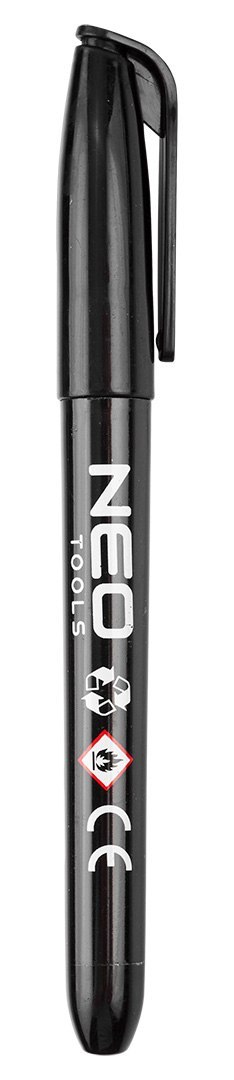 Marker budowlany, czarny, permanentny, wodoodporny, olejowy, 4 szt. Marker budowlany, czarny, permanentny, wodoodporny, olejowy, 4 szt.