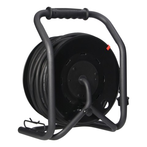 Przedłużacz bębnowy profesjonalny IP44, 4 gniazda 2P+Z (Schuko), kabel gumowy olejoodporny, H07RN-F 3x2,5mm?, długość 40m, unika