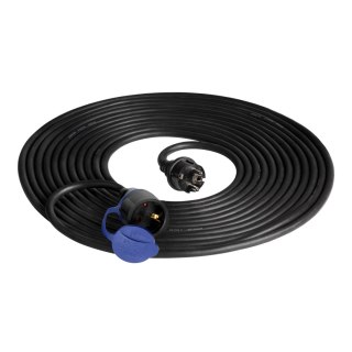 Przedłużacz warsztatowy bryzgoszczelny IP44, 1x2P+Z 10m,kabel gumowy olejoodporny H07RN-F 3x1,5mm?, 230VAC/16A, schuko