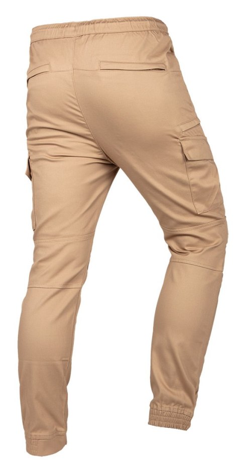 Spodnie robocze OUTDOOR, typu jogger, beżowe, rozmiar XL