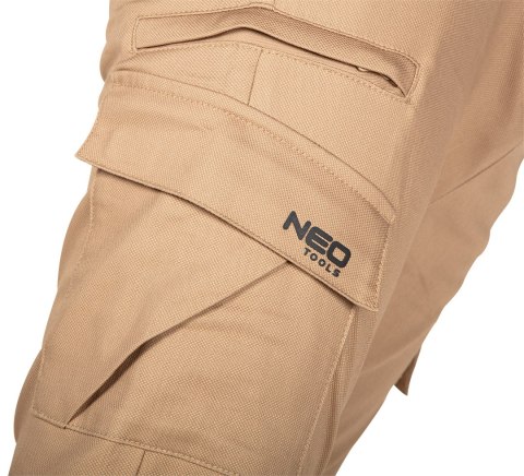 Spodnie robocze OUTDOOR, typu jogger, beżowe, rozmiar XL