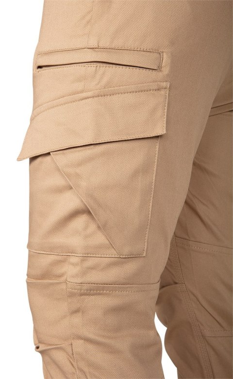 Spodnie robocze OUTDOOR, typu jogger, beżowe, rozmiar XL