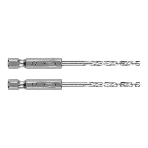 Wiertło do metalu Hex 3.2 mm, 2 szt.