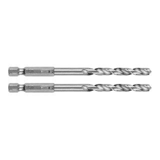 Wiertło do metalu Hex 6.0 mm, 2 szt.