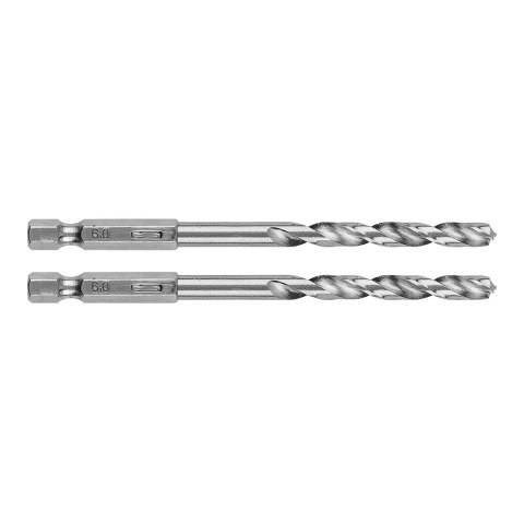 Wiertło do metalu Hex 6.0 mm, 2 szt. Wiertło do metalu Hex 6.0 mm, 2 szt.