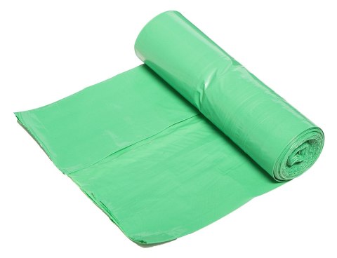 Worki na odpady 60 L, zielone z taśmą, 35 mic, 10 szt. Worki na odpady 60 L, zielone z taśmą, 35 mic, 10 szt.