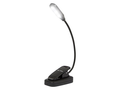 44-162# Lampka biurkowa led lb-18 z klipsem czarna"