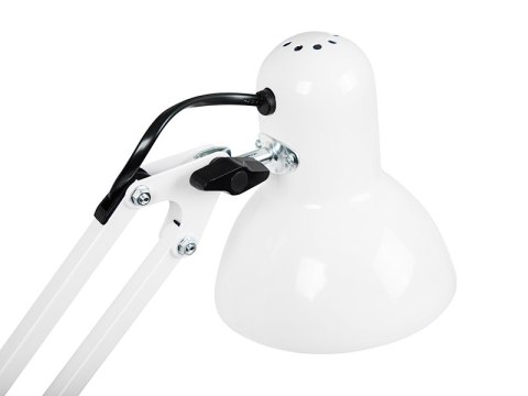 44-167# Lampka biurkowa led lb-22 kreślarska 2w1 e27 biała