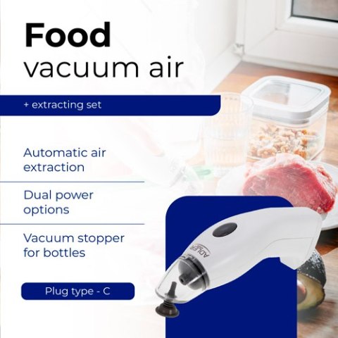 AD 4515 Pompka do pakowania próżniowego + zestaw do próżniowego pakowania