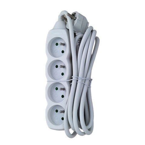 ELK206W Esperanza listwa zasilająca 4 gn. 3m biała